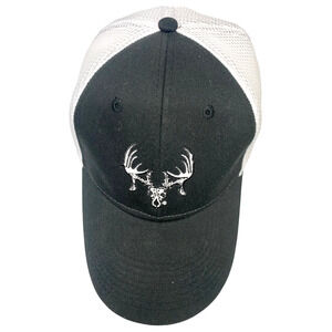 Vintage Trucker Baseball Hat Cap Black Head To Toe TTHA‎ MEMBER Large